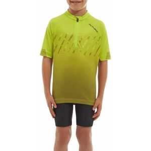 Altura Kids Airstream Short Sleeve Cycling Jersey 2022: Lime 5-6 Years - Zfal25kairs2-99-5