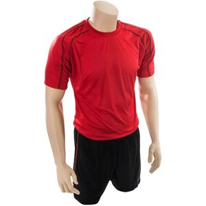 Precision - Lyon Training Shirt & Short Set Junior Red/Black m Junior 26-28 - Red/Black