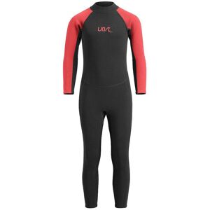 UB - Kids Sharptooth Long Wetsuit Black/Red 11-12 Years - Black/Red