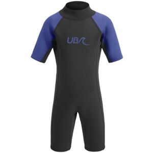 Ub+ - ub Kids Sharptooth Shorty Wetsuit Black/Blue 7-8 Years - Black/Blue