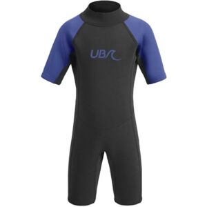 Kids Sharptooth Shorty Wetsuit Black/Blue 13-14 Years - Black/Blue - UB