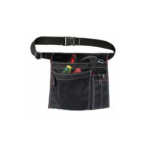 NEIGE 12OZ Multifunctional Canvas Apron with Tool Pockets and Adjustable Belt Clip - Black