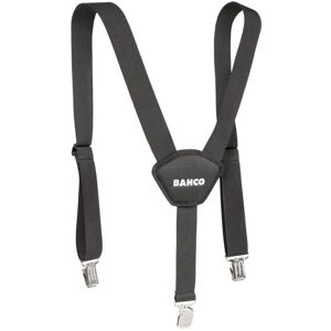 Bahco - 4750-BWC-1 Black Trouser Adjustable Braces With Heavy Duty Clips