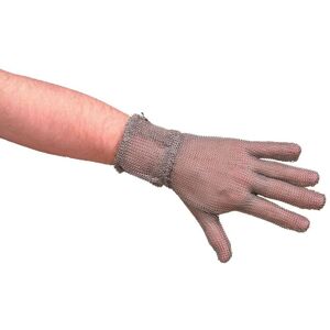 Manabo - Chainmail Glove, 80mm Cuff (s) - Silver