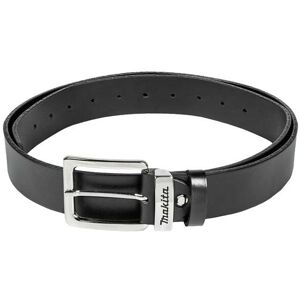 E-05359 Black Leather Belt Size m - Makita