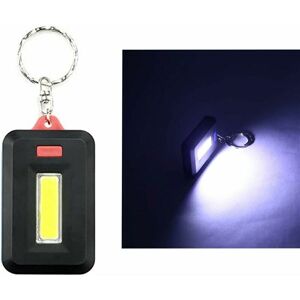 HOOPZI Mini led Torch Keychain, Mini Keychain Light Key Light with Keyring, cob led Small Keyring Flashlight, Mini Super Bright Keyring led Torch, Portable