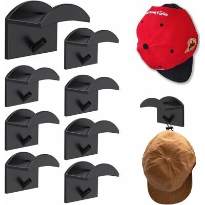 OEM Cap Rack, 10 Pcs Self-adhesive Hat Rack Baseball Cap Storage Wall Mount No Drilling Cap Holder Hooks Hat Hanger Organizer For Various Hats Scarves Headphone Necklace Headband Key Ring OEM Cap Rack, 10 Pcs Self-adhesive Hat Rack Baseball Cap Storage Wall Mount No Drilling Cap Holder Hooks Hat Hanger Organizer For Various Hats Scarves Headphone Necklace Headband Key Ring
