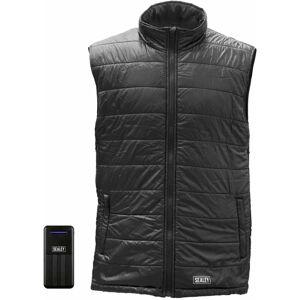 HG01KIT 5V Heated Puffy Gilet - 44 to 52 Chest with Power Bank 10Ah - Sealey