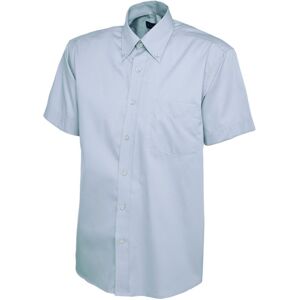 Short Sleeved Shirt, Light Blue, Men's, 14.5 (s) - Light Blue - Uneek