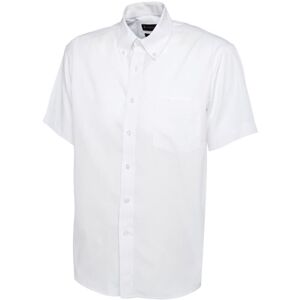 Short Sleeved Shirt, White, Men's, 18.5 (2XL) - White - Uneek