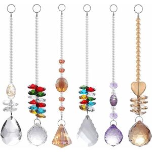 PESCE Chandelier Suncatchers Prisms Octogon Chakra Crystal Balls Hanging Pendant Ornament with Gift Box for Home,Office,Garden Decoration