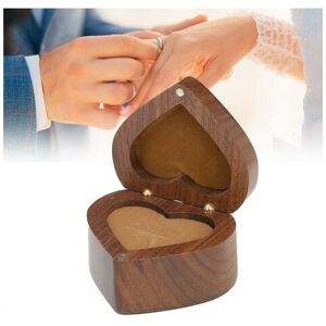 ORCHIDÉE Heart Shaped Wooden Jewelry Organizer Ring Box