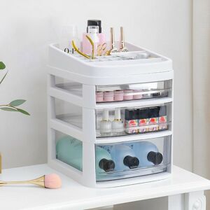 LIVINGANDHOME Removable Makeup Cosmetics Storage Organizer with Drawers