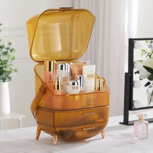 LIVINGANDHOME Dustproof Makeup Organizer with Drawers