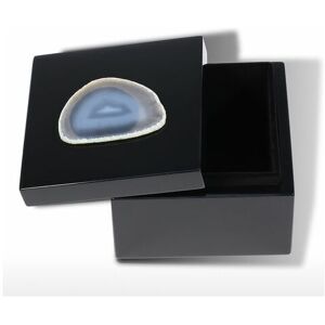 Orchidée - Orchid-Place Jewelry Box, Primitive Agate, Wooden Ring Necklace Storage Box