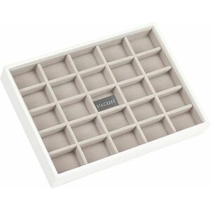 A PLACE FOR EVERYTHING Stackers Jewellery Storage Box - 25 Compartment - White