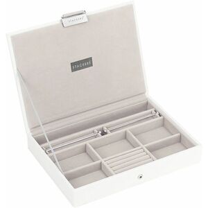 A PLACE FOR EVERYTHING Stackers Lidded Jewellery Storage Box - White