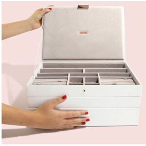 A Place For Everything - Stackers Supersize Jewellery Box - White