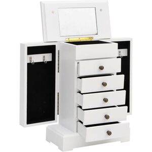 Jewellry Case with Mirror MDF 25x13.5x34 cm vidaXL Jewellry Case with Mirror MDF 25x13.5x34 cm vidaXL