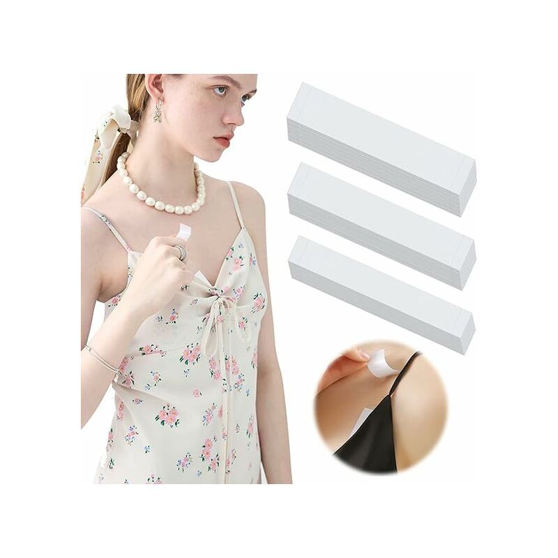 360pcs Fashion Tape Double Sided Tape Adhesive Tape Body Chest Tape Lingerie Tape Women for Lingerie Clothes Shirt - 2cm×8.5cm Denuotop