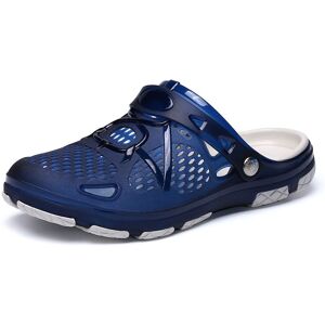SWEEVT Men's Garden Clogs Mules, Non-Slip Water Shoes, Breathable Sandals, Outdoor Slippers, Beach, Shower, Blue - 42 SWEEVT Men's Garden Clogs Mules, Non-Slip Water Shoes, Breathable Sandals, Outdoor Slippers, Beach, Shower, Blue - 42