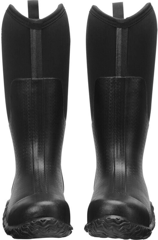 Mophorn - Men's Steel Toe Rubber Boots, Protective Waterproof Rain Fishing Boots, Non-Slip Outdoor Work Shoes, Lightweight Durable, Size 10 us