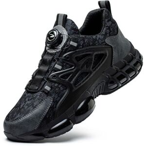 Men's and Women's Safety Shoes, Lightweight, Breathable, Anti-Slip Work Shoes with Steel Toe Cap, Sizes 36-46 EU Men's and Women's Safety Shoes, Lightweight, Breathable, Anti-Slip Work Shoes with Steel Toe Cap, Sizes 36-46 EU