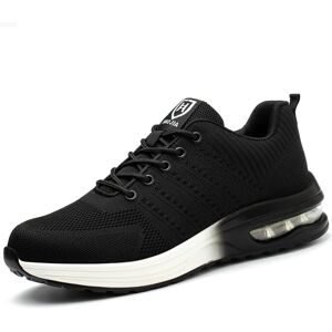 IKODM Men's and women's steel toe safety shoes, lightweight and comfortable, non-slip and indestructible, with air cushion, size 41 IKODM Men's and women's steel toe safety shoes, lightweight and comfortable, non-slip and indestructible, with air cushion, size 41