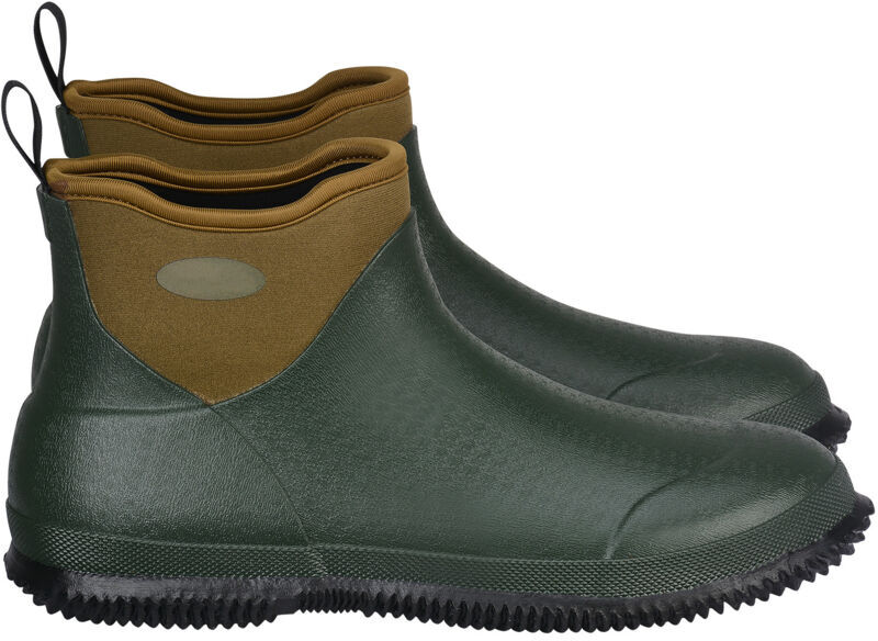 Women's Deck Boots, Waterproof Fishing Rain Boots, Anti-Slip Ankle Rubber Boots, Insulated Mud Boots, Neoprene Rubber, Size 8 us - Mophorn