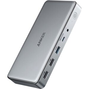 Anker - 563 usb-c Docking Station (10-in-1) Grey