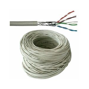 Loops - 100m (330 ft) CAT5e ftp Shielded Cable Reel Drum Pure Copper Ethernet Network lan RJ45