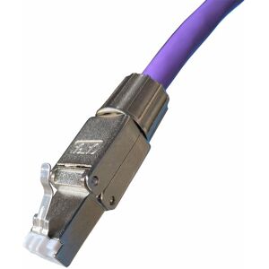 Loops - 25m (82 ft) Low Smoke CAT6a s/ftp Cable lszh Shielded Screened Pure Copper 23 awg Data