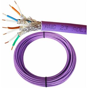 Loops - 25m Extension Kit CAT6a Internet Extension Kit Indoor Ethernet Router Cable RJ45 Face Plate