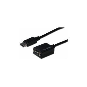 Digitus ASSMANN Electronic AK-340403-001-S 0.15m DisplayPort VGA (D-Sub) Black video cable adapter