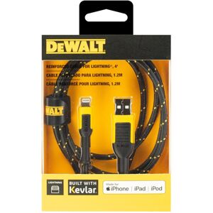 131-1359-DW2 1.2m / 4ft Reinforced Braided usb Lightning Charging Cable for iPhone, iPad, iPod - Dewalt