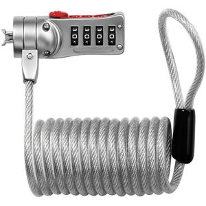 Master Lock - 2120EURD Combi Computer Cable Lock 1.8m x 5mm MLK2120E