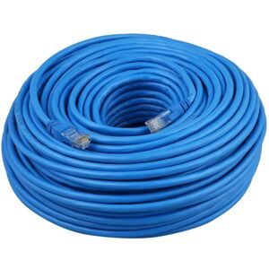 Tlily - Flat CAT6 Ethernet 100M / 1000Mbps Patch Cable Network RJ45 plat In 5M to 50MLength: 50M Cat6