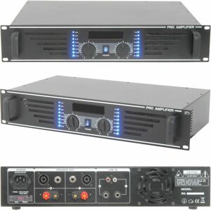 Loops - 480W Stereo Power Amplifier Bar Disco Hi Fi Speaker Sound System 19' 2U Rack