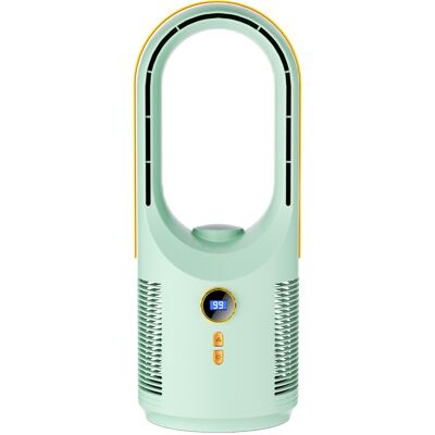 FLITI Silent Bladeless Mobile Fan – 5 Speeds, Rgb Night Light & 2700 Rpm Turbo – Green FLITI Silent Bladeless Mobile Fan – 5 Speeds, Rgb Night Light & 2700 Rpm Turbo – Green