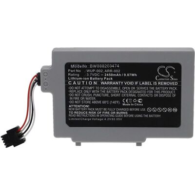 Vhbw - Replacement Battery compatible with Nintendo Wii u 8GB, 8GB GamePad Games Console Controller (2450 mAh, 3.7 v, Li-ion) Vhbw - Replacement Battery compatible with Nintendo Wii u 8GB, 8GB GamePad Games Console Controller (2450 mAh, 3.7 v, Li-ion)