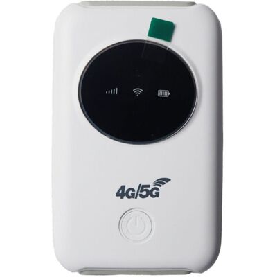ANPVIZ Unlocked 4G Modem, Portable USB Router, 150 Mbps, Built-in 3200 mAh Battery, for Business Travel, White ANPVIZ Unlocked 4G Modem, Portable USB Router, 150 Mbps, Built-in 3200 mAh Battery, for Business Travel, White