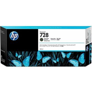 Hewlett Packard - hp 728 Matte Black Standard Capacity Ink Cartridge 300ml - F9J68 - Matte Black