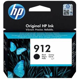 Hewlett Packard - hp 912 Black Standard Capacity Ink Cartridge 8ml for hp OfficeJe - Black