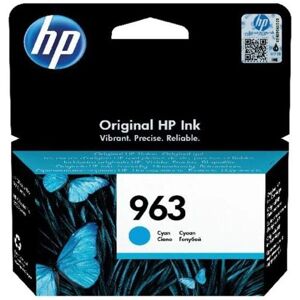 Hewlett Packard - hp 963 Cyan Standard Capacity Ink Cartridge 11ml for hp OfficeJe - Cyan