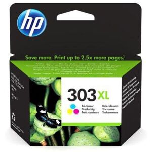 Hewlett Packard - hp hp 303XL Tricolour High Yield Ink Cartridge 10ml for hp envy Photo 6230/7130/