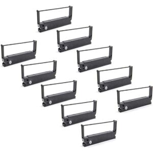 vhbw 10x Ribbon Cartridge compatible with Epson M 825, M-U 420, M 820, M 820 Serie, ERC 825 Dot Matrix, Receipt Printer - Black Ink Ribbon vhbw 10x Ribbon Cartridge compatible with Epson M 825, M-U 420, M 820, M 820 Serie, ERC 825 Dot Matrix, Receipt Printer - Black Ink Ribbon