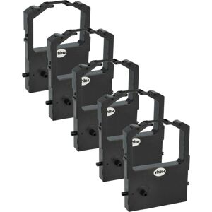 Vhbw - 5x Ribbon Cartridge compatible with Epson Actionprinter 2250, 3000, 3250 Dot Matrix, Receipt Printer - Black Ink Ribbon Vhbw - 5x Ribbon Cartridge compatible with Epson Actionprinter 2250, 3000, 3250 Dot Matrix, Receipt Printer - Black Ink Ribbon