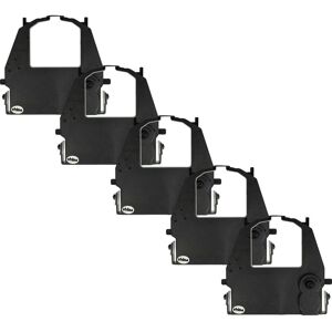 vhbw 5x Ribbon Cartridge compatible with Fujitsu DPK3600E+, DPK3600H, DL9400, DL7400, DL9300, DPK9600E Dot Matrix, Receipt Printer - Black Ink Ribbon vhbw 5x Ribbon Cartridge compatible with Fujitsu DPK3600E+, DPK3600H, DL9400, DL7400, DL9300, DPK9600E Dot Matrix, Receipt Printer - Black Ink Ribbon