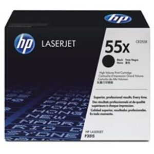 Hp 55X Black High Yield Toner 12.5K pages for hp LaserJet Enterp - Black - Hewlett Packard