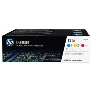 Hewlett Packard Hp hp 131A Colour Standard Capacity Toner 1.8K pages Multipack x3 for hp LaserJe - Cyan/Magenta/Yellow